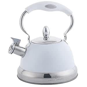 Buy Emeril Lagasse 2.6 Quart/2.5 Liter Whistling Tea Kettle, Stainless ...