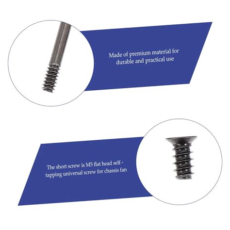 CIYODO 60pcs Computer Screws Assortment Kit Black Ceiling India | Ubuy