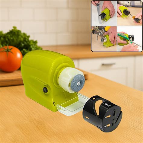 Cordless Motorized Knife Blade Sharpener Tool (Battery Operated)
