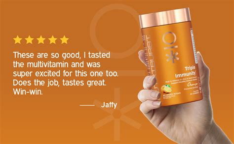 Nutriburst Triple Immunity Gummies with Vitamin C, Zinc and Amla ...