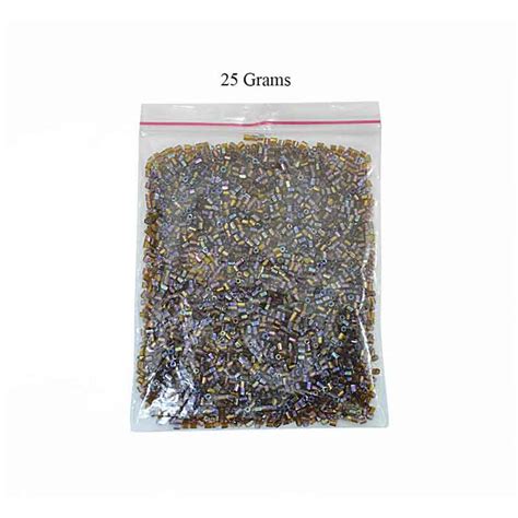 Buy Miyuki Hexagon 2Cut Beads online in Purple and Gold color ...