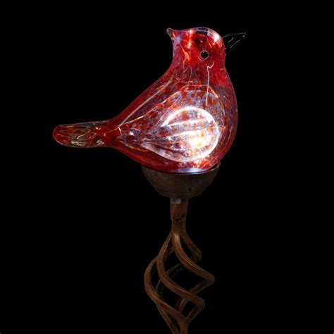 Exhart 31-in Red Metal Solar Animals Stake 74335-L at Lowes.com