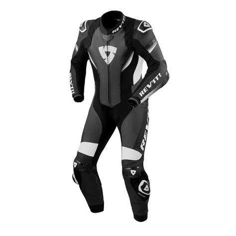 REV'IT! Control One Piece Race Suit Black White