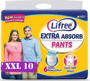 LIFREE EXTRA ABSORB PANTS XXL 10-GF4 Adult Diapers - XXL - Buy 3 LIFREE ...