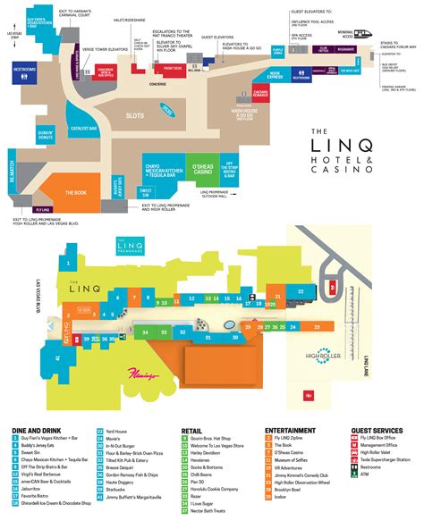 The Quad Hotel Property Map
