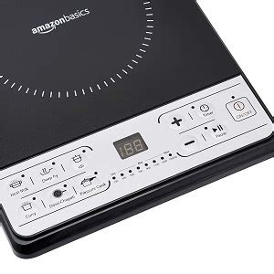Buy Amazon Basics 1600 Watt Induction Cooktop| 8 Stage Power Settings ...