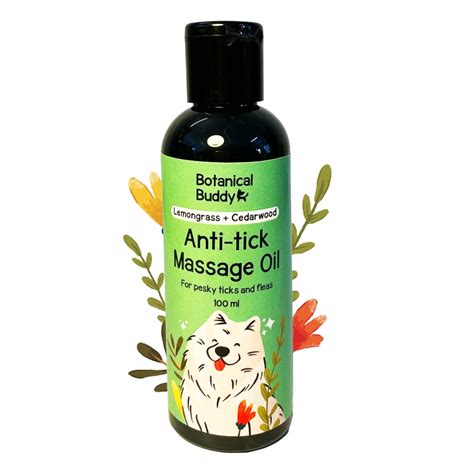Botancial Buddy Anti-Tick Oil, 100ML - Massage Oil for Dogs Relaxent ...
