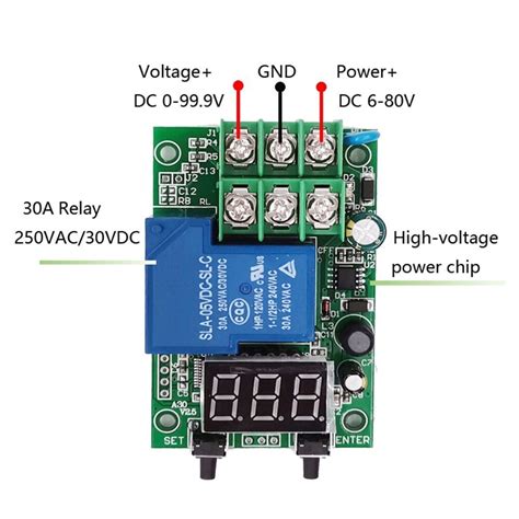 DC 6~80V Voltage Monitoring Relay Time Delay Relay | Ubuy India