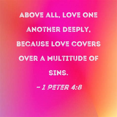 Love Covers A Multitude Of Sins Kjv at Bobby Mosca blog