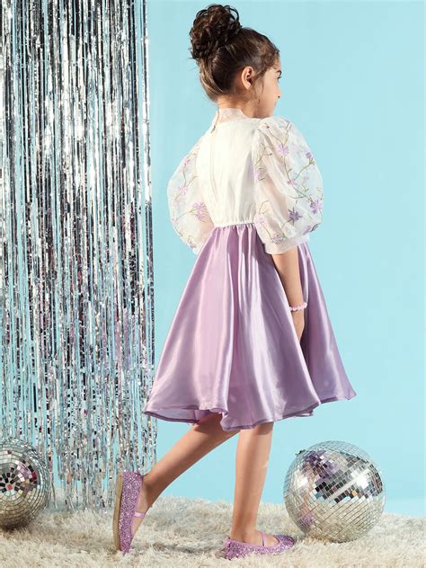 Girls Embroidered Dress 17318 | Peppermint