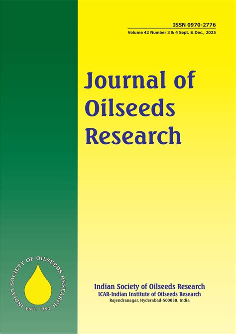Journal of Oilseeds Research