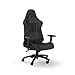 Corsair TC100 Relaxed Gaming Chair - Fabric - Grey and Black - Racing ...