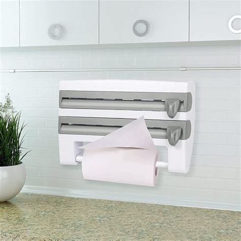 VGmax 4-in-1 Wall Mount Tissue Holder Multifunctional Kitchen Plastic ...