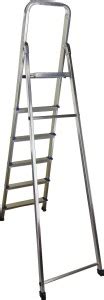 RAFTTAR 6 Step ( 1 Platform + 5 Step )Anodized Aluminium Ladder ...
