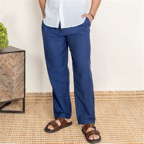 Men's Lounge Pant | Dark Blue | Fits Waist Size 28" to 36" by Hope ...