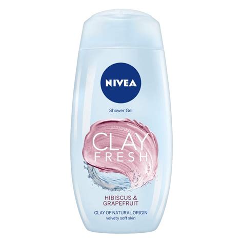 Buy NIVEA Body Wash 250 ml |Clay Fresh Hibiscus & Grapefruit Shower Gel ...