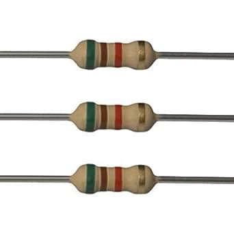 5.1k Ohm Resistors, 1/4 Watt, 5% -IHC (Pack of 50) : Amazon.in: Electronics