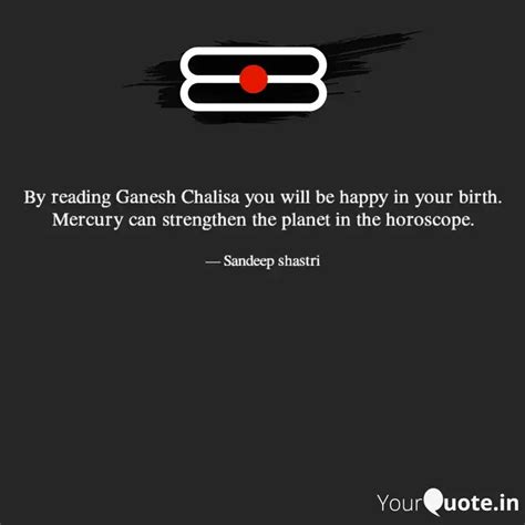 By reading Ganesh Chalisa... | Quotes & Writings by Sandeep Shashtari ...