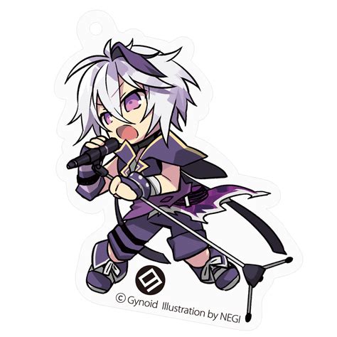 v flowerアクリルキーホルダー(v4デザイン) | gynoid official store | ガイノイドオフィシャルストア