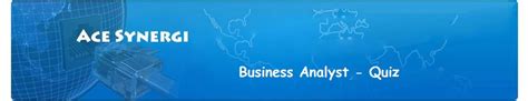 Business Analyst Quiz