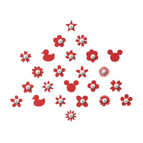 Comet Busters Cute Red Baby Bindis Kids Face Decoration Stickers (6mm