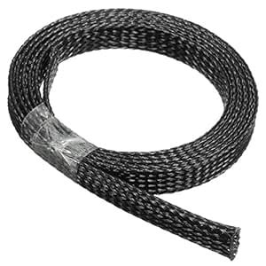 Generic 1m 8mm Braided Cable Tidy Mesh Expandable Sleeving Cable Wire ...