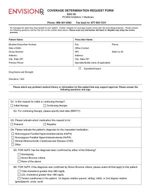 Fillable Online coverage determination request form - Care N' Care Fax ...