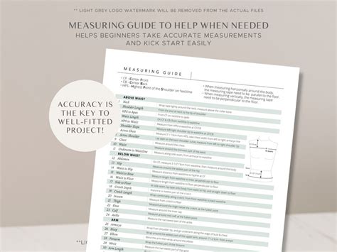 Buy Printable Body Size Chart Fillable Women and Men Measurement Form ...