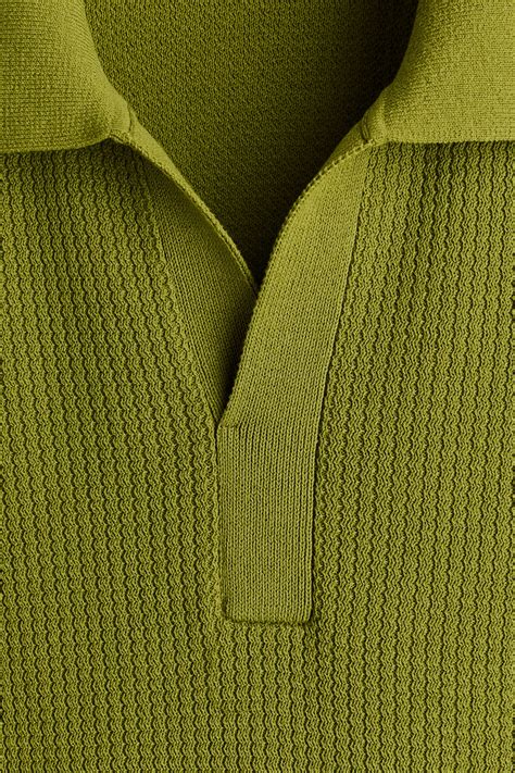 Men’s Green Regular Fit Polo shirt | H&M IN