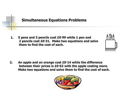 Image result for Simultaneous Equations Problems
