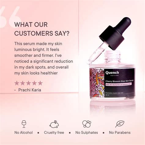 Glass Skin Serum, Cherry Blossom | Quench Botanics