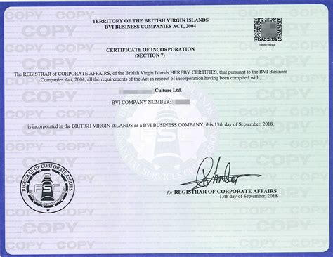 开曼群岛公司的营业执照/注册证书/商业登记是怎么样的？_公司新闻_新闻中心_国外征信网