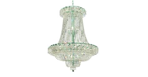 Elegant Lighting ECA2G36SC/EC Belenus 22-Light, Two-Tier Crystal ...