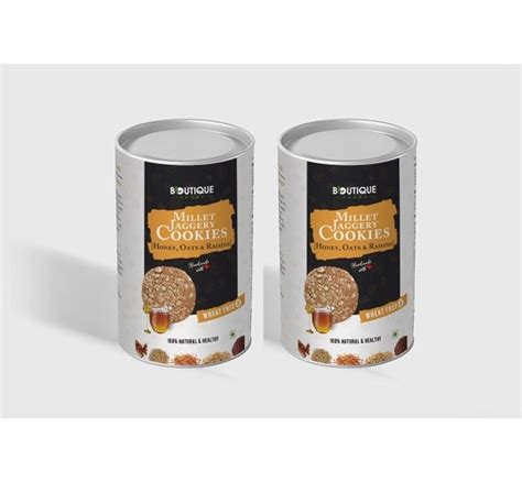 Buy Millet Jaggery Honey Oats Raisins Cookies (2 Pack) Online from ...