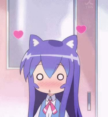 Anime Blush GIF - Anime Blush Girl - Discover & Share GIFs
