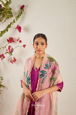 Gher Purple Tussar Silk Kurta Set – The Haelli