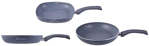 Buy Wonderchef Grill Pan, 3.5mm, 24cm, 1.8 litres, Grey&Wonderchef ...