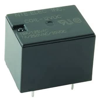 NTE Electronics R46-5D12-24 Series R46 General Purpose DC Mount Relay ...