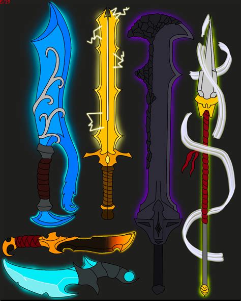 4 Elemental Swords Mod Minecraft 的图像结果