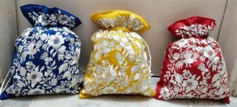 Embroidered Magic Ranchi - Yellow Embroidered Hand Bag Manufacturer ...