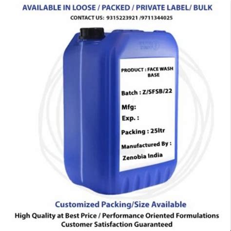 Face Wash Base Manufacturer from New Delhi