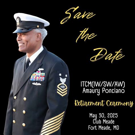 ITCM(IW/SW/AW) Amaury Ponciano Retirement Ceremony, Fort Meade ...