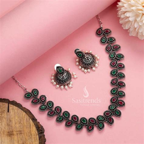 Oxidised Jewellery Sets – Sasitrends