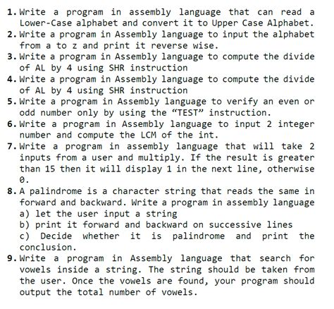 Image result for Example of Assembly Program