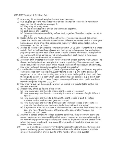 Image result for Combinatorics Problem Solving