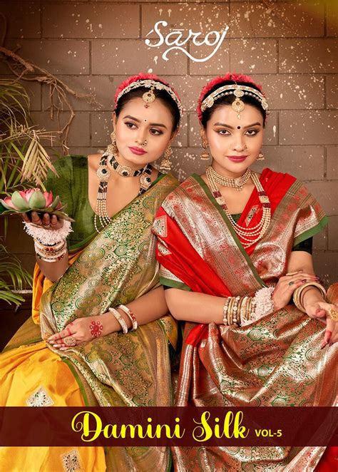 DAMINI SILK VOL-5 (6 PCS) – Saroj Textiles Official