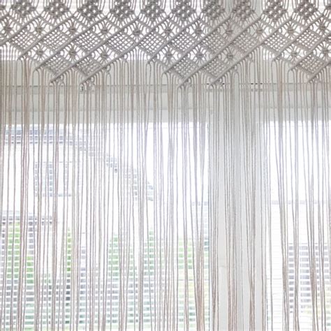 Macrame Window Curtain Patterns 的图像结果