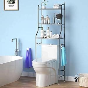 TIED RIBBONS 3 Tier Over The Toilet Shelf Toilet Rack for Bathroom ...