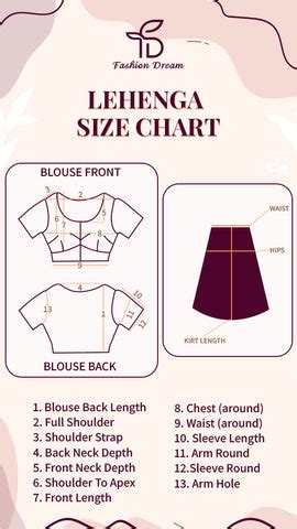 How to Measure Lehenga Size for a Perfect Fit