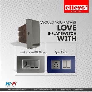 Hifi Sumo 2M Grey With Indicator.....PACK OF 5 10 A One Way Electrical ...